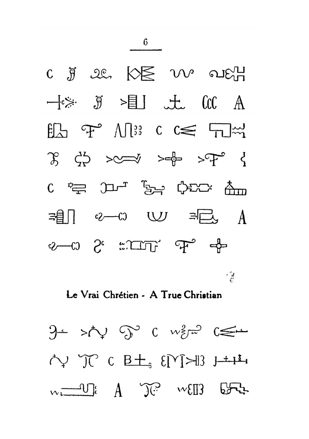 Manuel de Prières, instructions et chants sacrés en hiéroglyphes micmacs | Christian Kauder