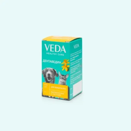 VEDA Дентаведин Зоогигиеническое средство для ухода за ротовой полостью у собак и кошек, 15 г