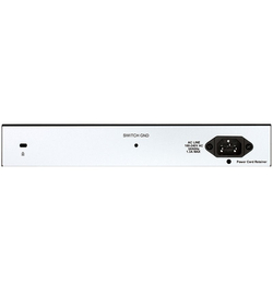 D-Link DGS-1210-10P/F3A Настраиваемый L2 коммутатор с 8 портами 10/100/1000Base-T и 2 портами 1000Base-X SFP (8 портов PoE 802.3af/at, PoE-бюджет 65 Вт)