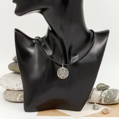 Подвеска Колесо Гекаты - кулон из серебра