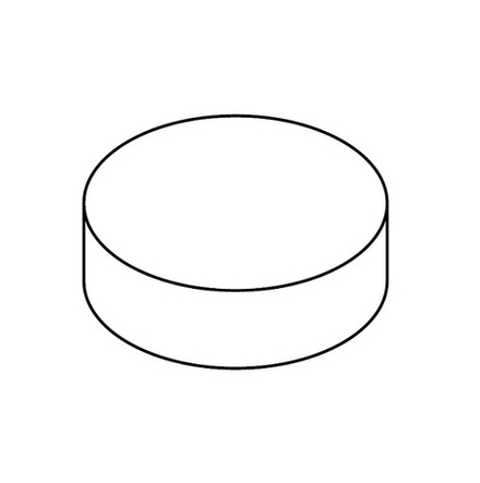 Сменная вставка PCD 3/8" для работы по чугуну, COMEC (Италия)