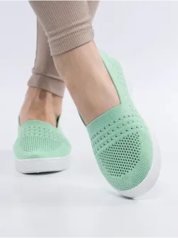 Мокасины летние текстильные