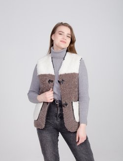 женский жилет из овчины