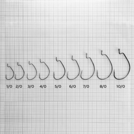 Крючок офсетный B-93 №4/0 цвет BC (5шт) Helios (HS-B-93-4/0)