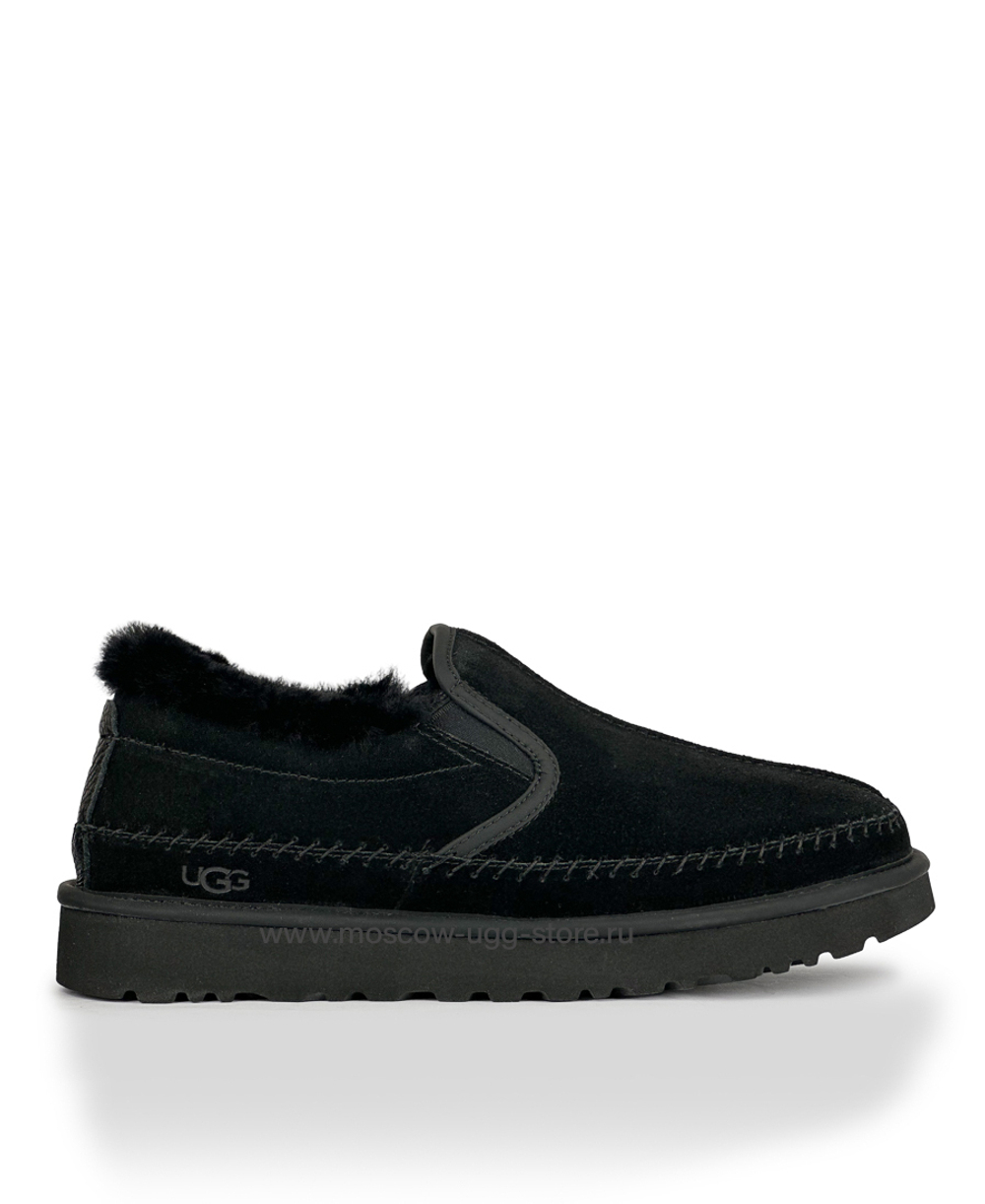 MENS STITCH SLIP - Black