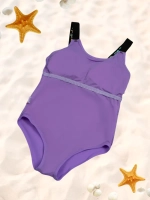 купальник слитный спортивный топ с капюшоном