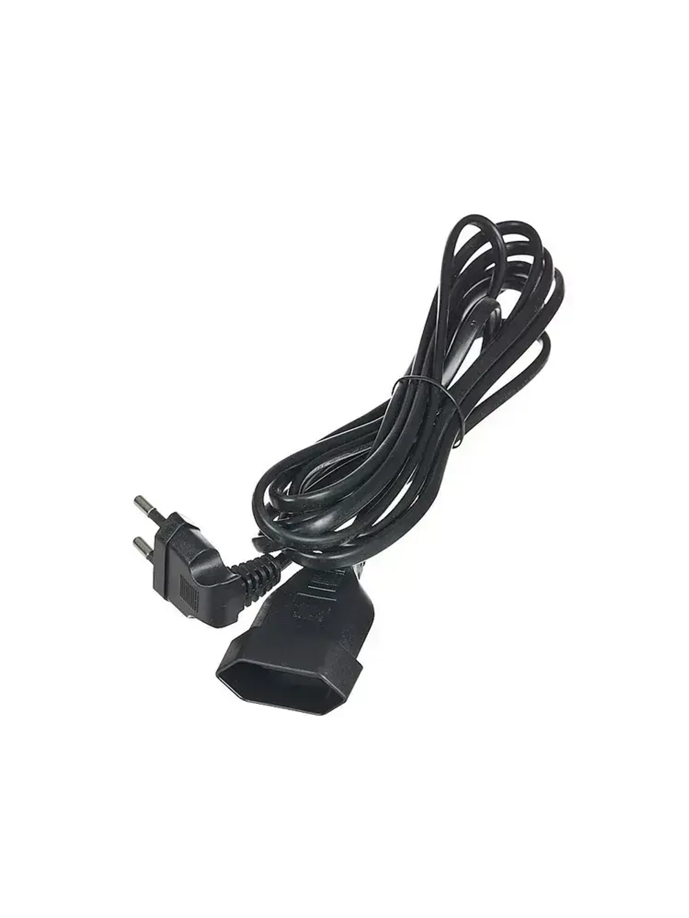 Удлинитель электрический 1,5 метра черный с вилкой 90 градусов