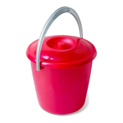 Ведро Соло 7л красное С632КРА (комплект 20 шт)