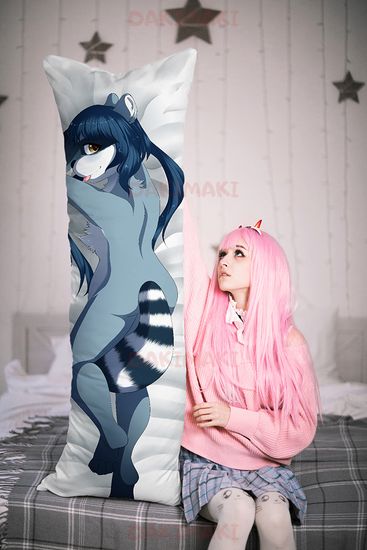 Дакимакура фурри Енот арт. 0675