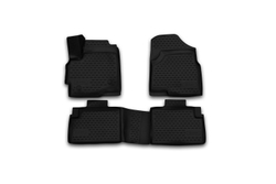 Коврики Standard, 3D в салон CHERY Tiggo (Т21), 2014-2017, 2017- , 4 шт. (полиуретан, чёрные) Element.CARCHE10005