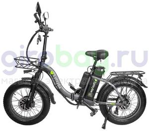 Электровелосипед Syccyba F11 Pro Dual 48V/20Ah (полный привод) - Серый обод фото №4