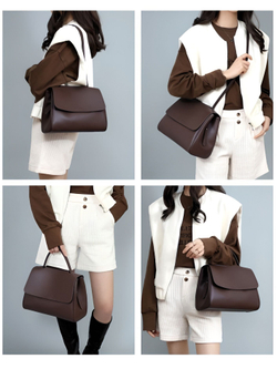 женская сумка на плечо из натуральной кожи