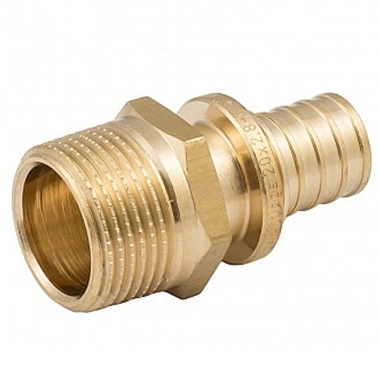 Переходник Elsen 25x3/4" с наружной резьбой латунь (EFA16.25-34B)