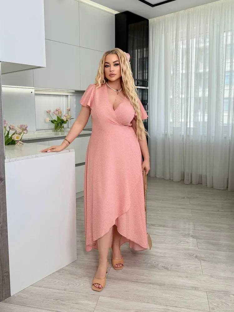 Платье на запах УК-1964-10 Фабрика Моды