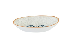 Блюдо овальное 120*80 мм. Виенто, форма Ваго волнистый край Bonna