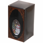 Сувенир с подсветкой «Звездный домик со снеговичком» 12,5*6,5 см, Белый