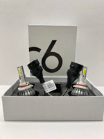 HB3 9005 / Автомобильные светодиодные лампы, HB3 9005, 36W, 3800 Lm, 12 вольт, LED Headlight C6, Серия СИ Шесть, TG (2 шт. / комплект)