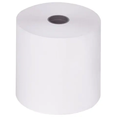 Чековая лента ТЕРМОБУМАГА 80 мм (диаметр 80 мм, длина 80 м, втулка 18 мм)
