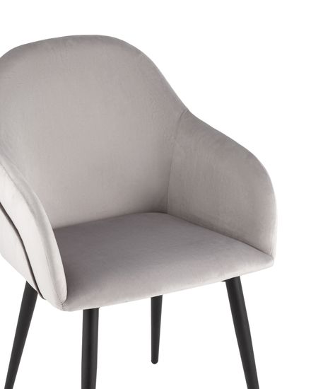 Стул Новел New велюр светло-серый