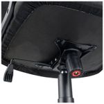 Кресло руководителя Helmi HL-E79 "Elegant" LT, ткань, черная, механизм качания