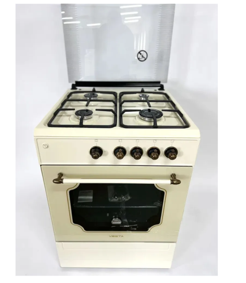 Плита комбинированная Vesta VALENCIA VGE 10-E Бежевый Retro (г/э)