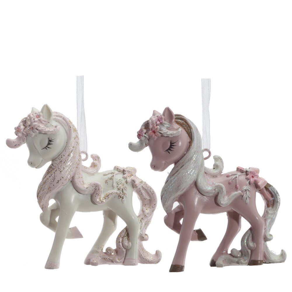 GAEM Фигурка декоративная подвесная "Лошадка", L8,5 W2 H8,5 см, 2в.