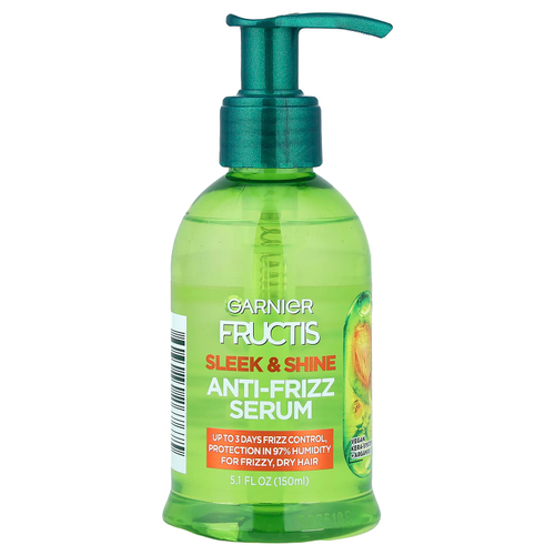 Garnier, Fructis, Sleek & Shine, сыворотка против пушения волос, 150 мл