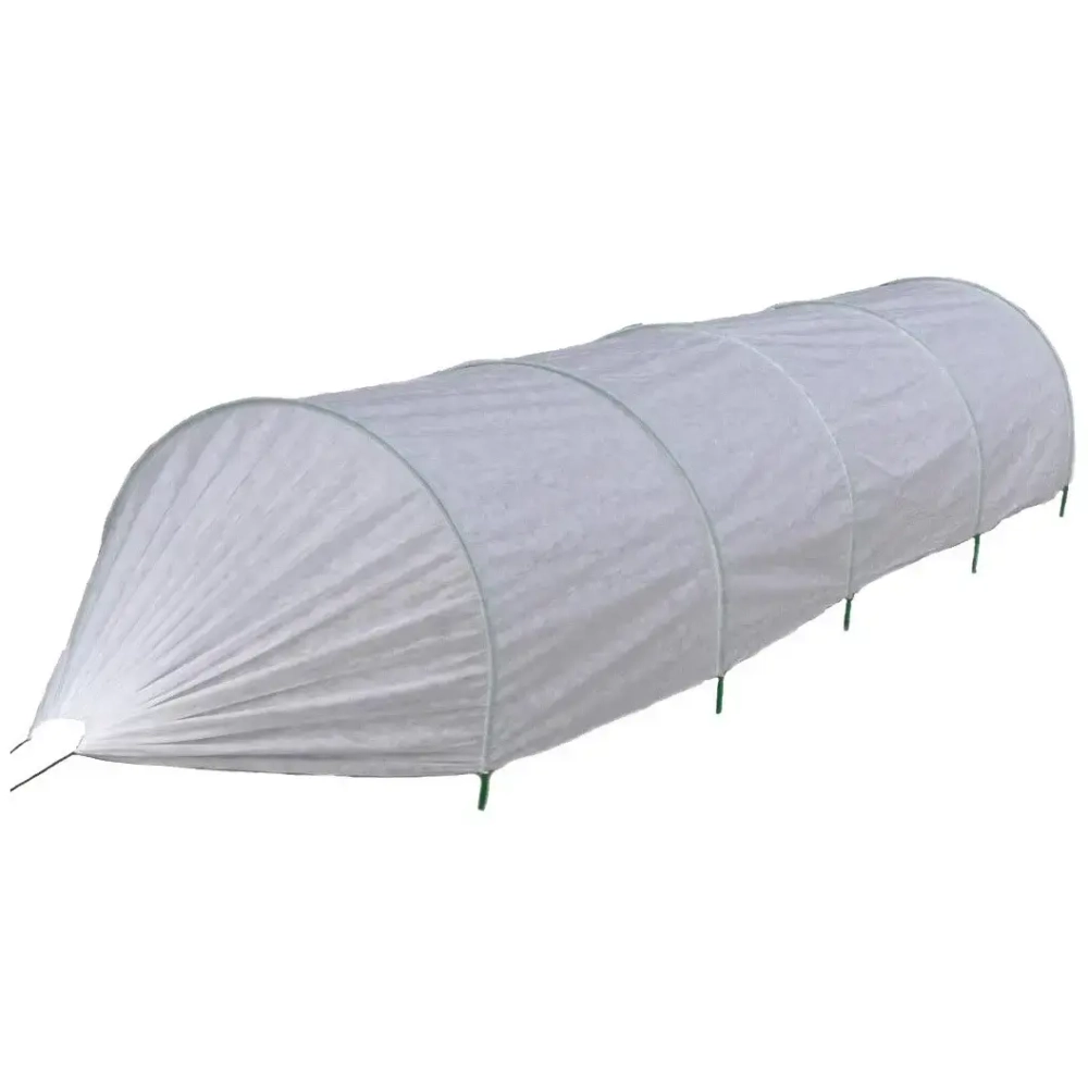 Парник Удача 8м ПВД дуги 9шт/2,5м, укр. материал спанбонд 42г/м2