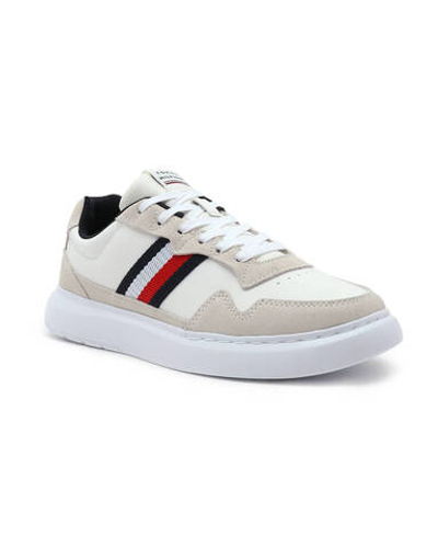 Кожаные кроссовки lightweight leather mix cup Tommy Hilfiger - бежевый(FM0FM04427)