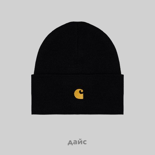 Шапка Carhartt WIP Chase Beanie артикул:I026222_black - купить в магазине Дайс