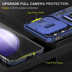 Чехол Safe Case с кольцом и защитой камеры для Samsung Galaxy S25 FE