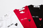 Футболка PLAY Comme des Garsons "Oh, yes"