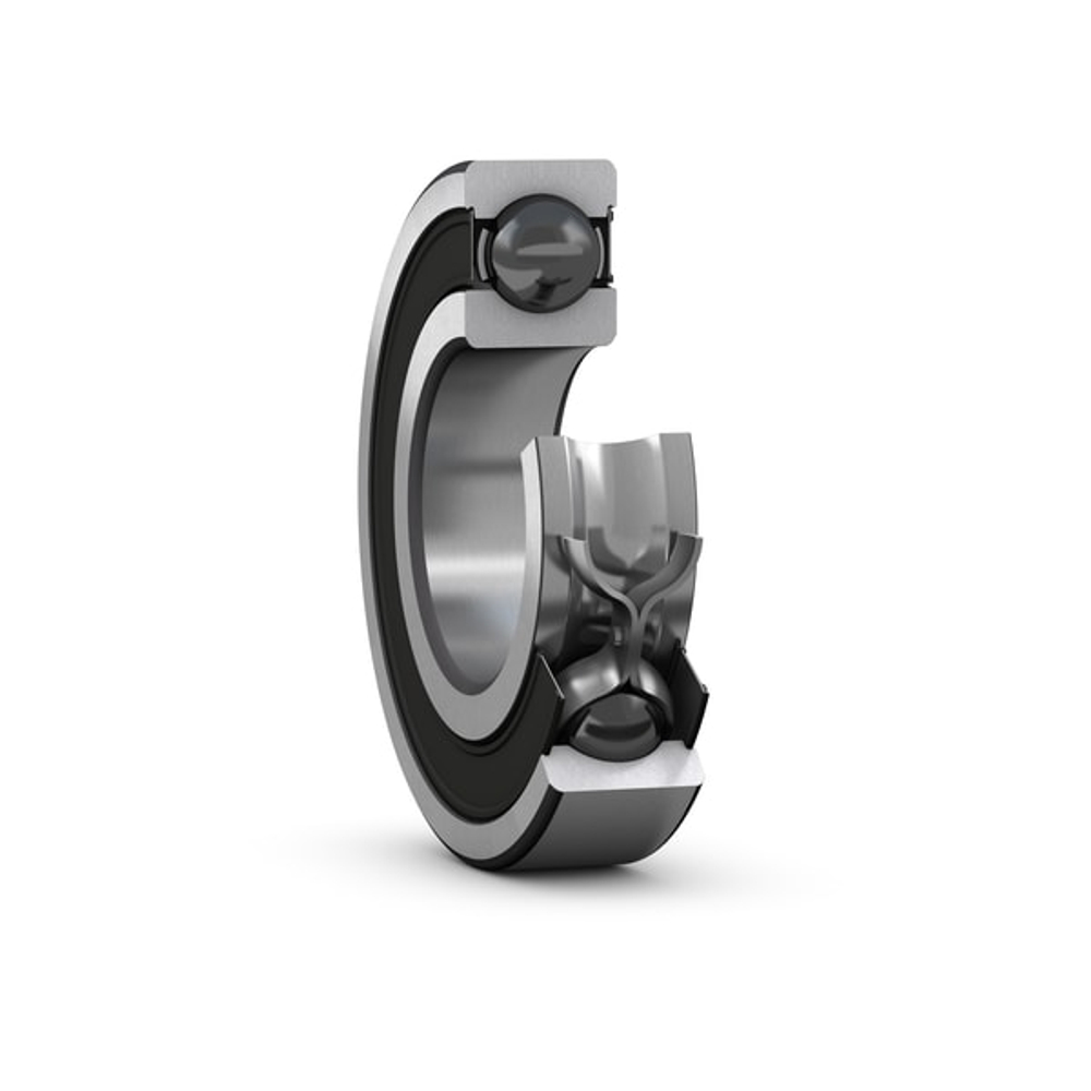 Hybrid ceramic deep groove ball bearing with seals on both sides 6311-2RS1/HC5C3WT