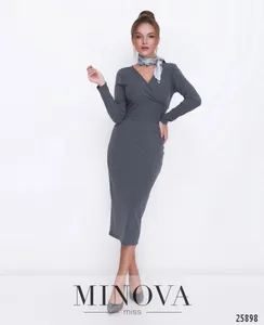 Платье 1117-серый Minova