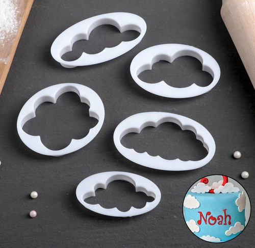 Набор выемок "Облака" 5 шт