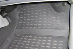 Коврики Standard, в салон RENAULT Kangoo грузовой 1998-2013, 2 шт. (полиуретан, чёрные) Element.NLC.41.01.210
