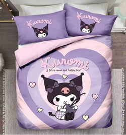 Комплект Полуторка Зайка Чёрно сиреневый