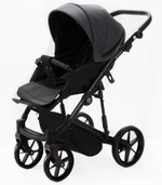 Детская коляска Adamex Mobi Deluxe 3 в 1 M-SA5 (ТЕМНО-СЕРАЯ КОЖА)