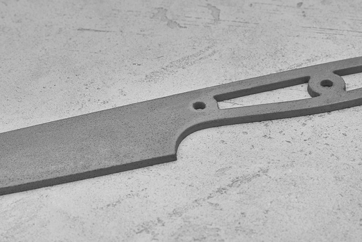 Заготовка для ножа, сталь AUS10Co 3,0мм. Модель "Аппарель НУ145" с клинком 145мм, ТО 61-62HRC