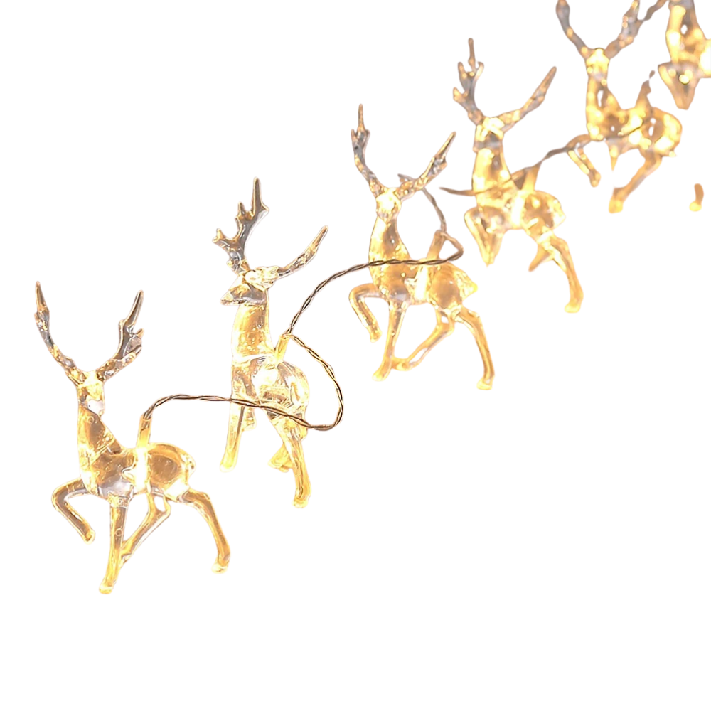 Новогодняя гирлянда Х-10-1 олени