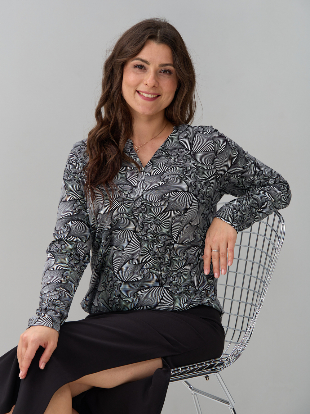 Блузка БЛв-166/ракушки