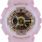Японские наручные часы Casio Baby-G BA-110SC-4AER с хронографом