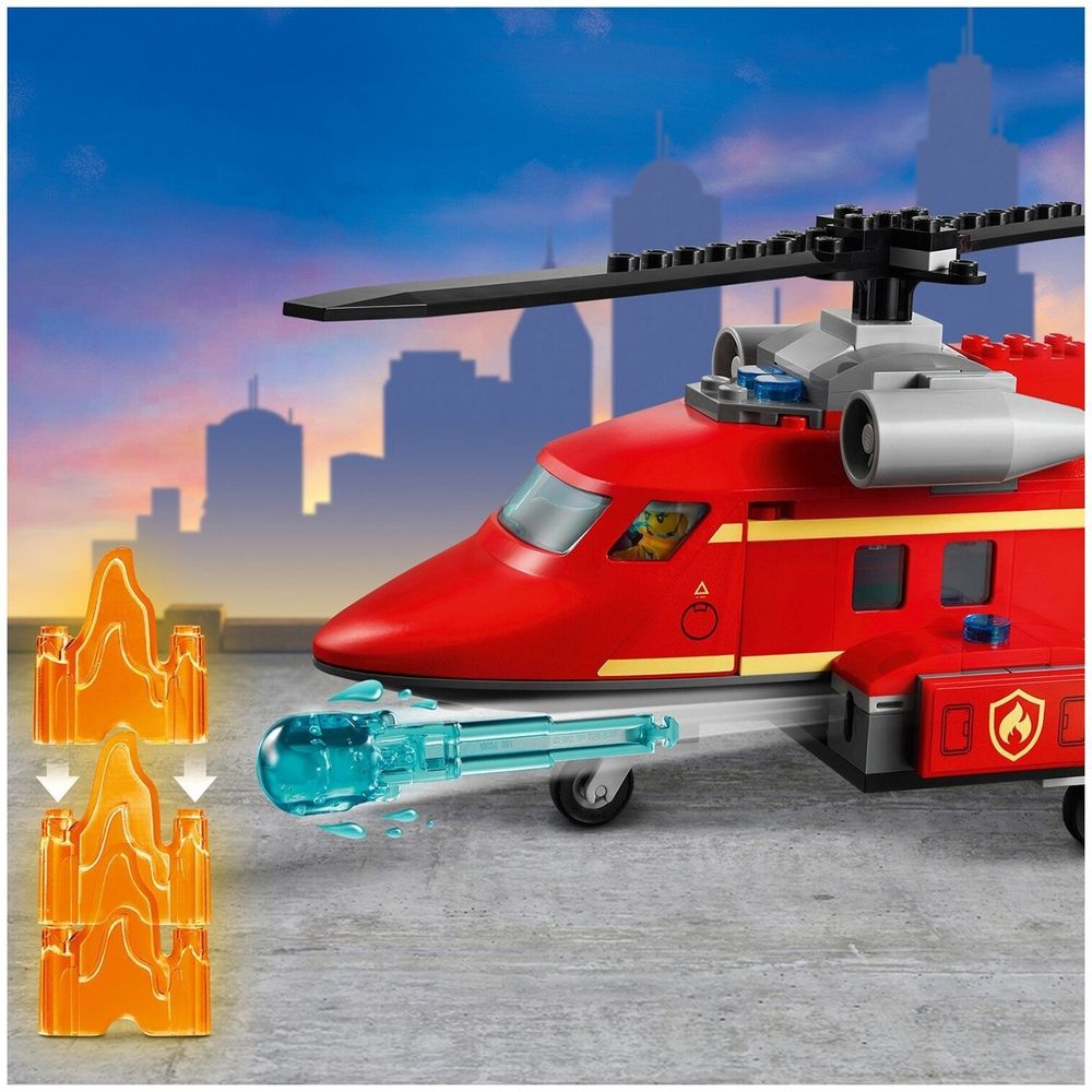 Конструктор LEGO City Fire 60281 Спасательный пожарный вертолёт