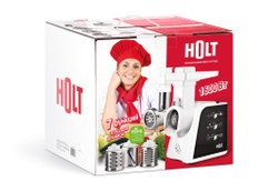 Кухонный комбайн HOLT HT-FP-003, 1600 Вт, (мясорубка, овощерезка)