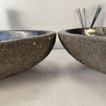 Раковина из речного камня ПАРА! RS-65341 64*38*15 0866