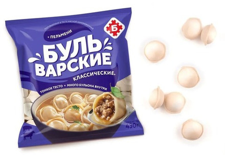 Пельмени "Бульварские" Классические 430г. Брестский МК