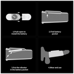 Насадка на пенис с вибрацией Drip Knights Ring  (10*3,7)