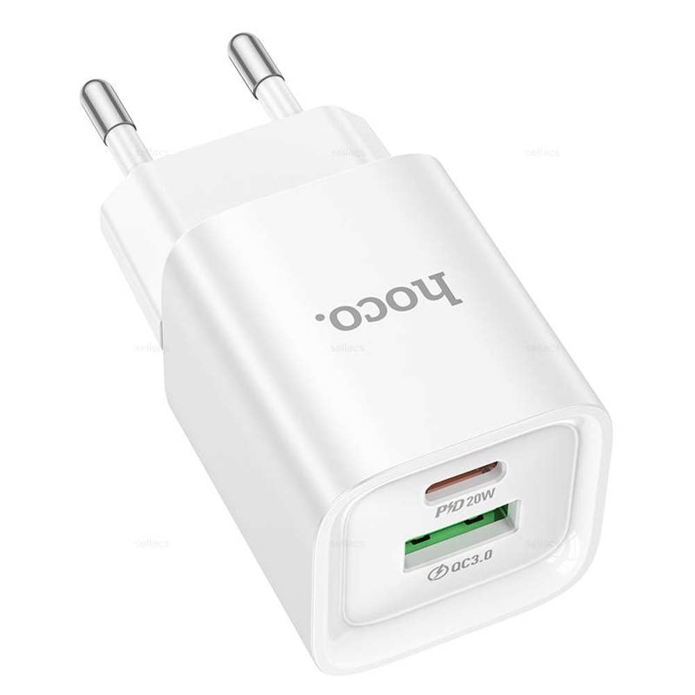 Зарядное устройство Hoco C147A PD20W+QC3.0 (white)