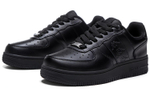 Kappa synthetic leather trend all-match black samurai non-slip wear-resistant lightweight breathable low-top sneakers for men and women the same style black