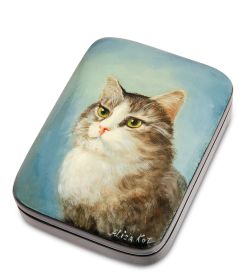 Народные промыслы ШК-10/ 61 Шкатулка «Кот»